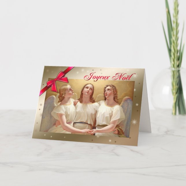 Joyeux Noël. French Christmas Greeting Cards (Front)