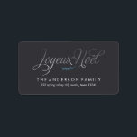 Joyeux Noel French Christmas Label<br><div class="desc">Christmas themed address and favour labels.</div>