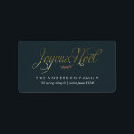 Joyeux Noel French Christmas Label<br><div class="desc">Christmas themed address and favour labels.</div>