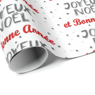 Joyeux Noël - French Christmas Wrapping Paper