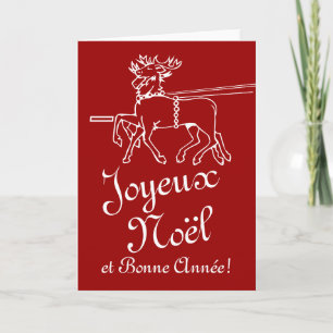 Joyeux Noël greeting cards   French Christmas text
