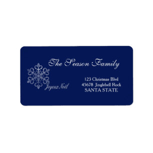Joyeux Noël Holiday Address Label