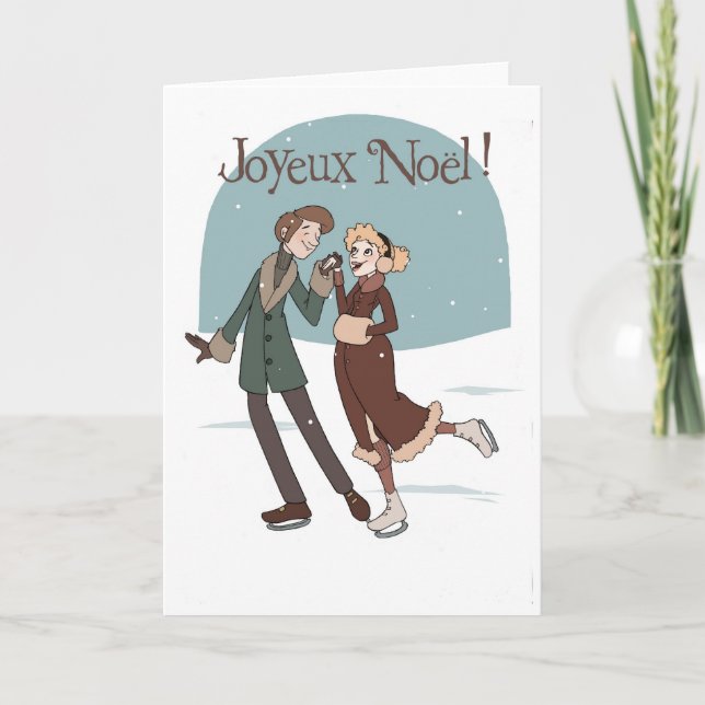 Joyeux Noël Holiday Card (Front)
