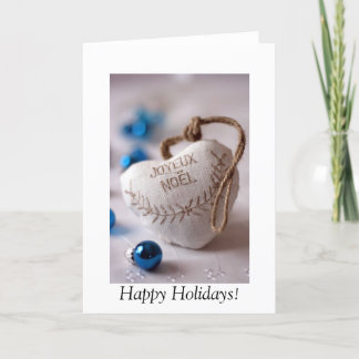 Joyeux Noel Holiday Card