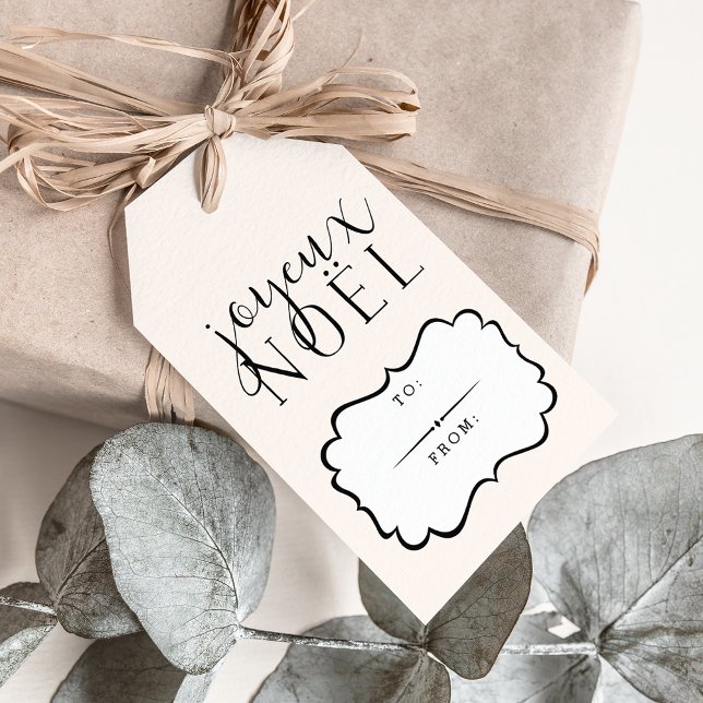 Joyeux Noel Holiday Gift Tags (Creator Uploaded)