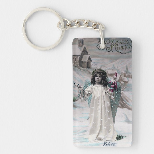 Joyeux Noel  Key Ring (Front)