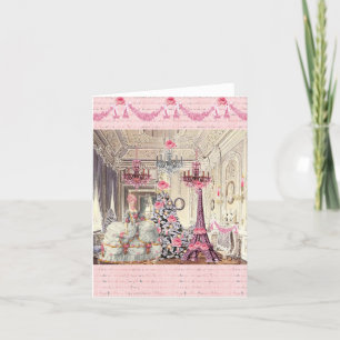 Joyeux Noel Marie Antoinette Palace de Versailles Thank You Card