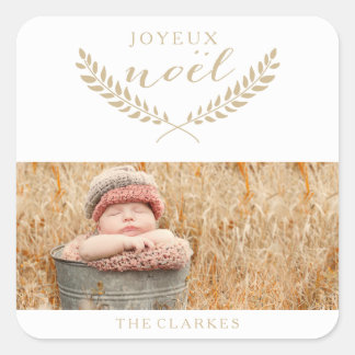 JOYEUX NOEL | MODERN HOLIDAY PHOTO GIFT TAGS