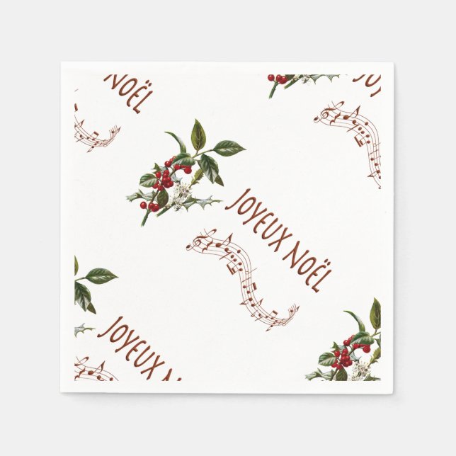Joyeux Noël Napkin (Front)