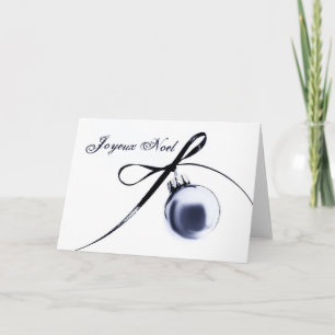 Joyeux Noel Ornament Card