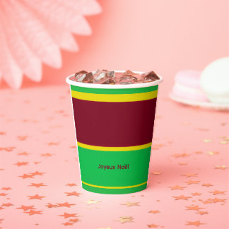 Joyeux Noel Paper cups