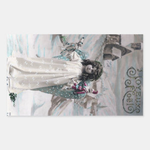 Joyeux Noel  Rectangular Sticker