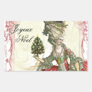 Joyeux Noel Rectangular Sticker