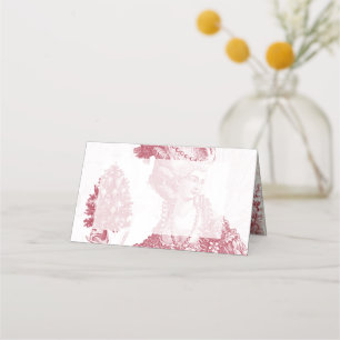Joyeux Noel Rouge Festive Place Card