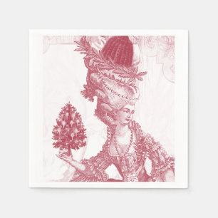 Joyeux Noel (rouge) Merry Christmas Napkin