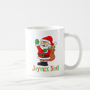 Joyeux Noel Santa French Christmas Mug