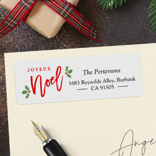 Joyeux Noel Script Simple Chic Merry Christmas