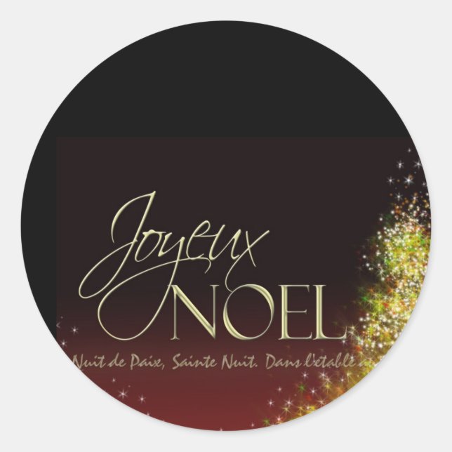 Joyeux NOEL sticker (Front)