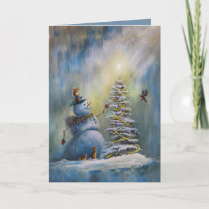Joyfoy Light - Snowman Christmas Card
