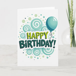 Joyful 3D Birthday Card