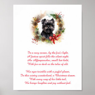 Joyful Affenpinscher: The Perfect Christmas Compan Poster