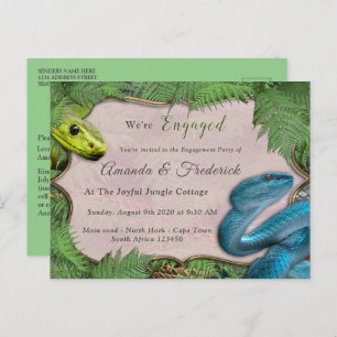 Joyful African Jungle Invitation Postcard
