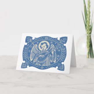 Joyful Angel Singing Holiday Card