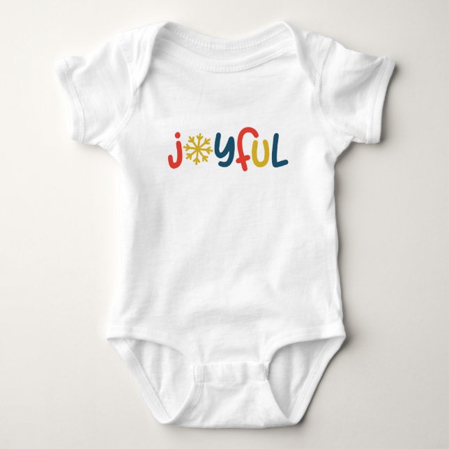 Joyful  baby bodysuit (Front)