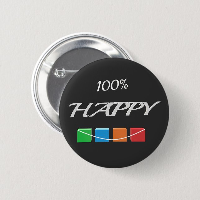 Joyful Badge of Happiness (Front & Back)