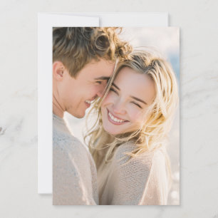 Joyful Beige Photo Invitation