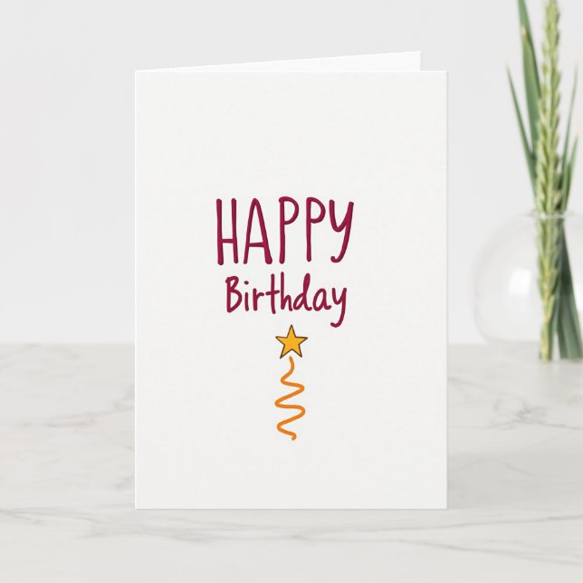 Joyful Berry Birthday Card (Front)