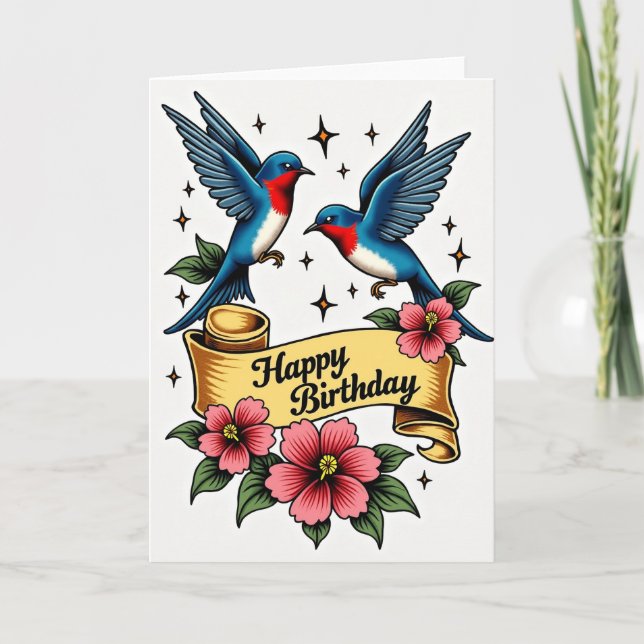 Joyful Bird Art Card (Front)