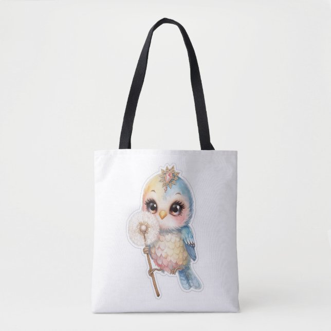 joyful bird tote bag (Front)