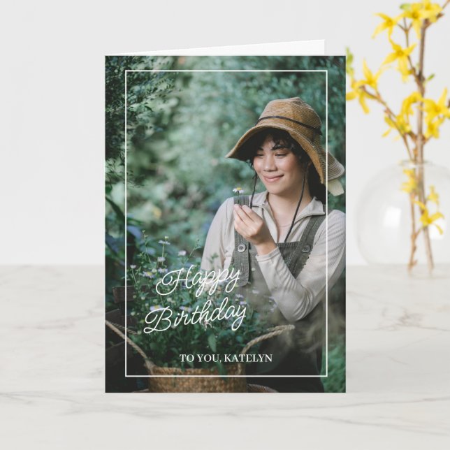 Joyful Birthday Moments Card (Yellow Flower)