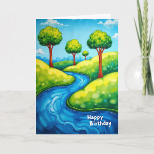 Joyful Birthday River Hills Card