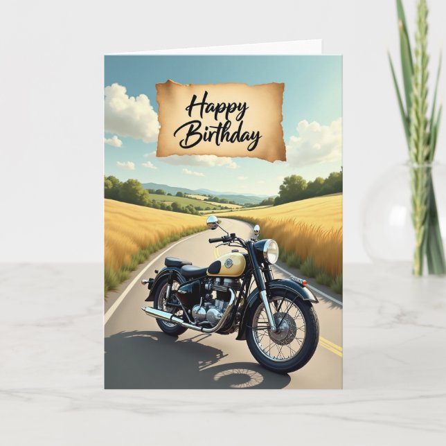 Joyful Birthday Road Trip Card (Front)