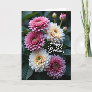 Joyful Birthday Vibrant Bloom Card