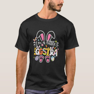 Joyful Bunny Easter Little Eggstra Fun Kids Family T-Shirt