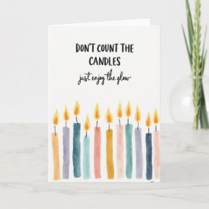 Joyful Candle Glow Card