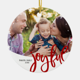 Joyful Ceramic Ornament