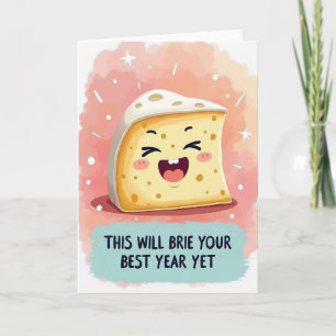 Joyful Cheese Birthday Card