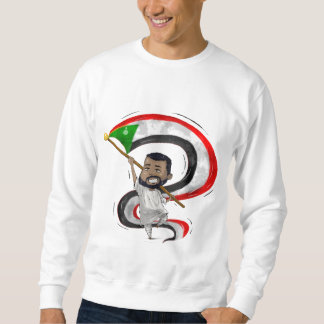 Joyful Chibi with Flag Sweatshirt