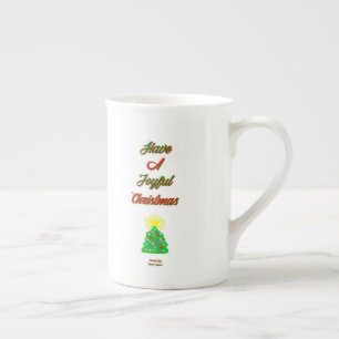 Joyful Christmas Bone China Mug