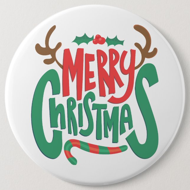 "Joyful Christmas Button Collection" (Front)