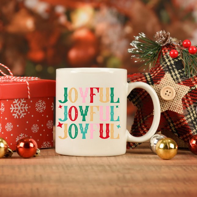 Joyful Christmas Coffee Mug (Creator Uploaded)