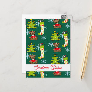 joyful Christmas decorations Postcard