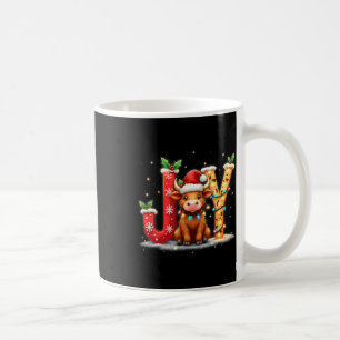 Joyful Christmas Highland Cow Family Funny Matchin Coffee Mug