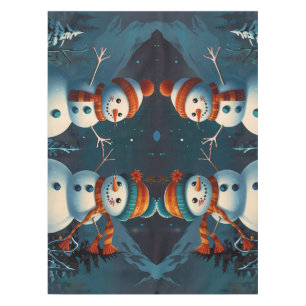 Joyful Christmas holiday scene celebration Tablecloth