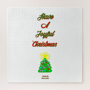 Joyful Christmas Puzzle 20" X 20"