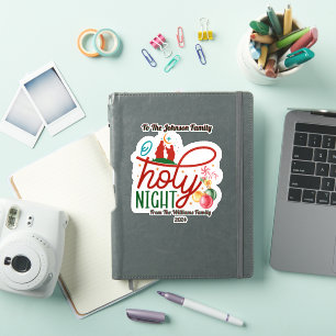Joyful Christmas Sticker for Holy Night